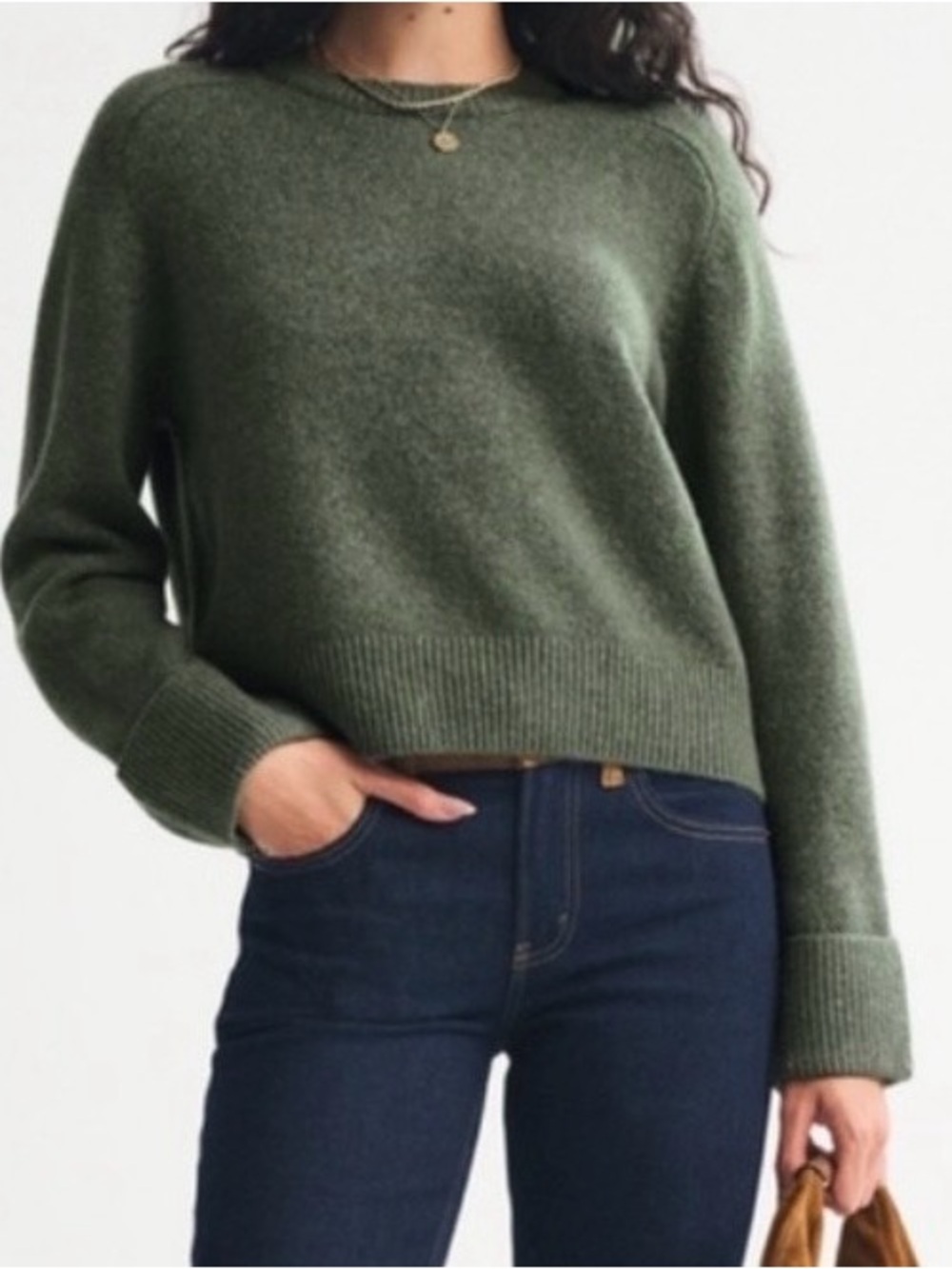 Abercrombie & Fitch Madeline Crewneck Sweater Size Small